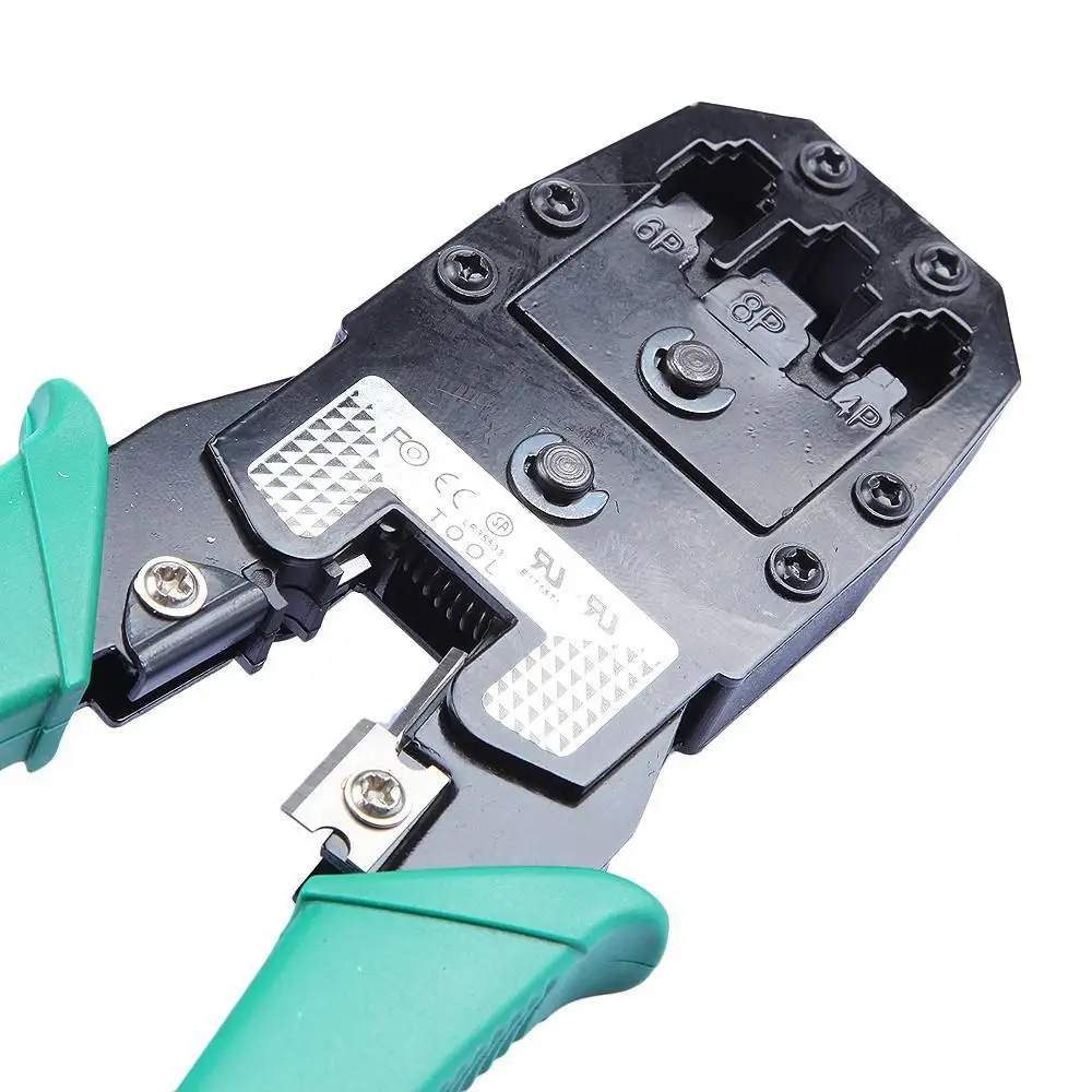 Portable Ethernet Network Cable Crimper Cutting Tools Kits Crimping Stripper Punch Down RJ45 RJ12 RJ11 Cat5 Cat6 8P/6P/4P