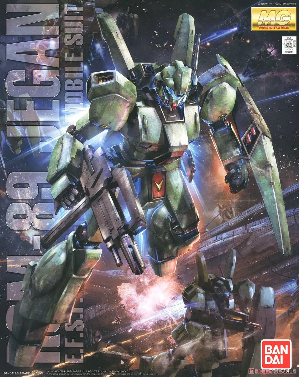 

Bandai Gundam MG 1/100 RGM-89 Jegan Mobile Suit Assemble Model Kits Action Figures Plastic Model toys