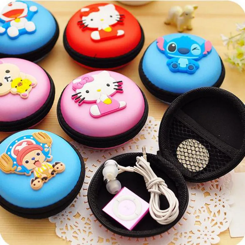 Women 2017 new Animals Cartoon Stitch Hello Kitty Silicone Coin Purse Key kids Girls Wallet Earphone Organizer Box Bags | Багаж и сумки