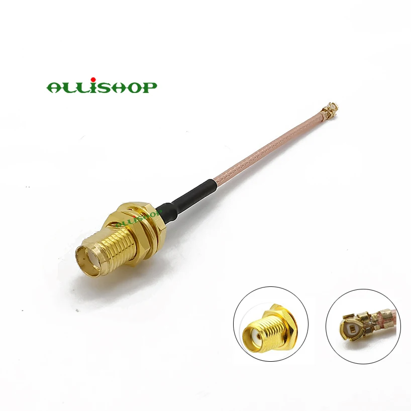 Cabo para Pci Roteador de Cartão Ipx para Sma Pces - u. fl Interruptor Sma Fêmea Trança Wi-fi Cabo Extensão 176 20cm rf Ipx 5 interruptor sma fêmea trança cabo para pci