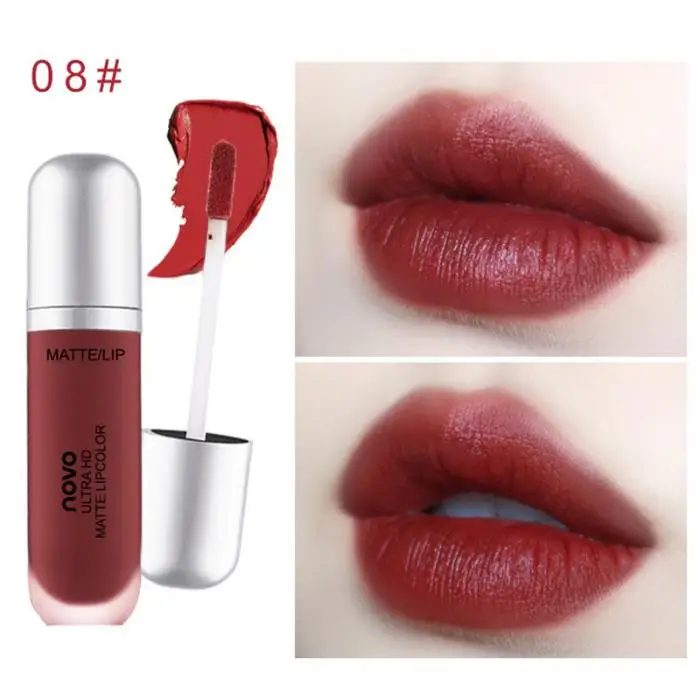 Liquid Lipstick Lip Glaze Moisturizing Long Lasting Matte Cosmetic for Women Lady HB88