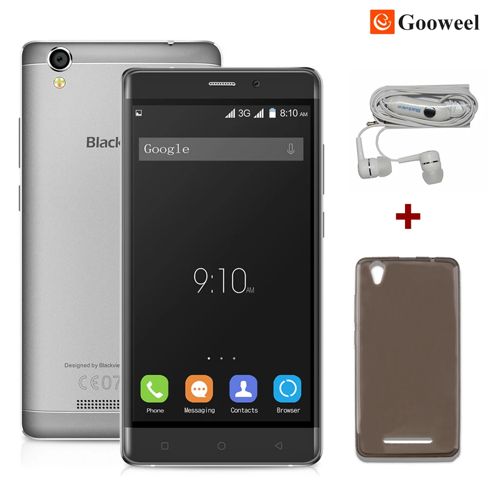 Blackview A8 cell phone MTK6580 Quad core 5 0 inch IPS HD screen Android 5 1