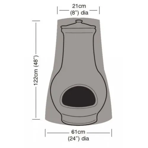 Новинка года сад открытый черный водостойкий УФ Chimenea Чехлы для мангала форма плита защитная крышка высокое качество - Цвет: B