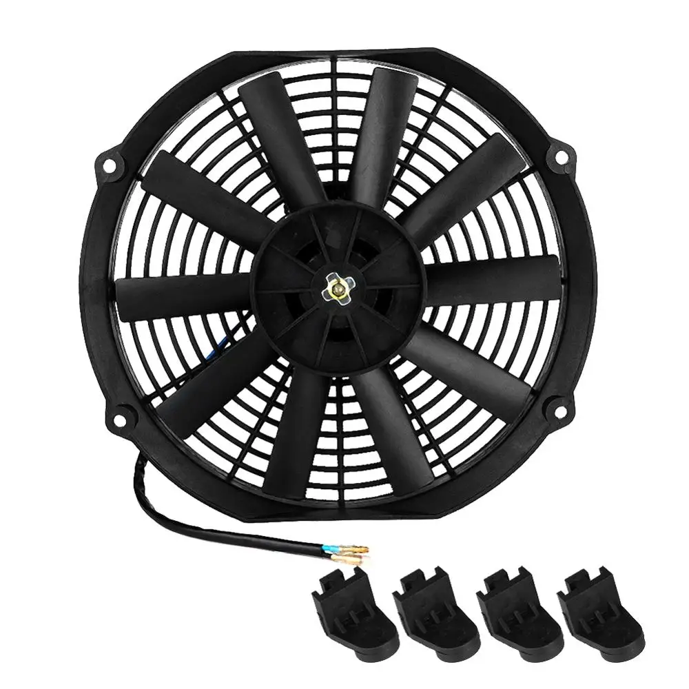 

12" 12V 80W Car Air Conditioner Engine Electronic Cooling Fan Car Accessories Radiator cooling fan Universal car accessories new