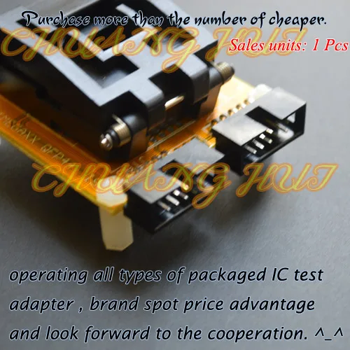 IC TEST TQFP44 QFP44 test socekt for AVR ISP/JTAG mega16 mega32 mega164 adapter IC TEST TQFP44 QFP44 test socekt for AVR ISP/JTAG mega16 mega32 mega164 adapter