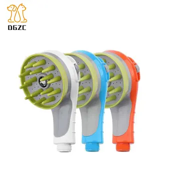 

Dog Shower Sprayer Bath Massager Handheld Bathing Scrubber Tool Grooming Kit Brush for Indoor and Outdoor Pet Washing Dropship