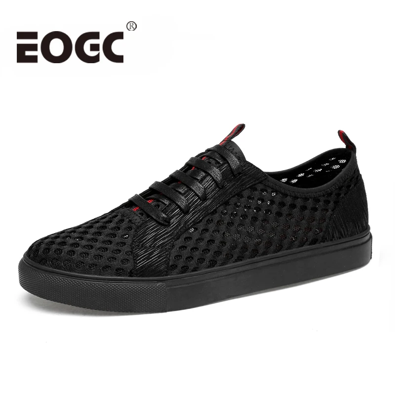 

Summer Breathable Men shoes Fashion Mesh Men Casual Shoes Lace up men flats shoes for men walking shoe plus size 37-46