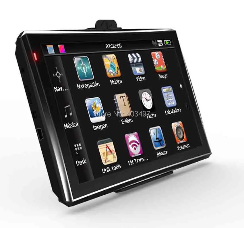 

5 inch Car GPS Navigator without Bluetooth&AV IN 4GB load 3D Map RAM128M