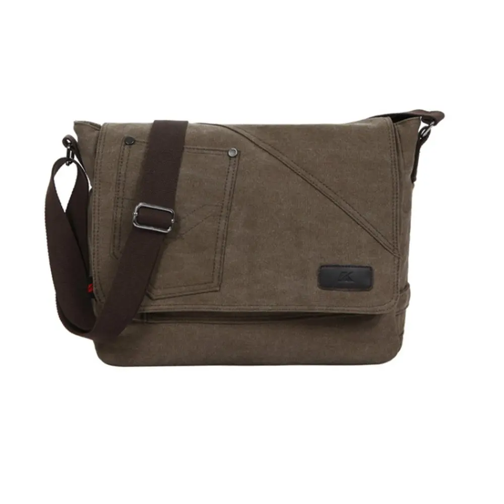 

Wholesale 5pcs*Vintage Men Canvas Messenger Shoulder Bag Satchel Large Schoolbag Tote 3.5"x11"x3.8
