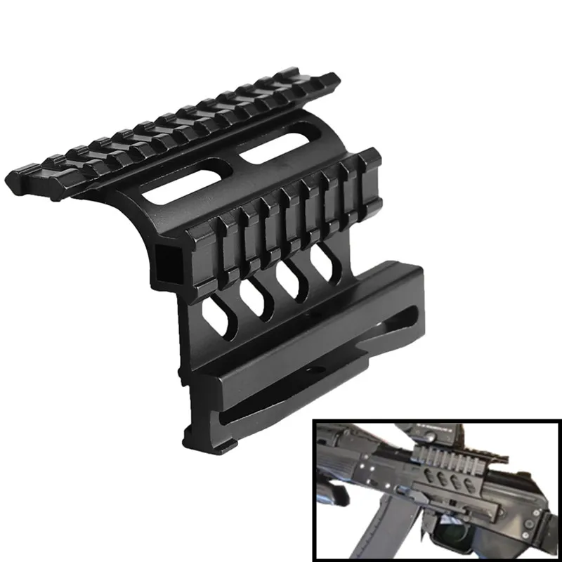 التكتيكية AK47 AK74 سيغا AK السلسله الجانب جبل السكك الحديدية سريعة QD 20 مللي متر فصل مزدوجة Picatinny ويفر الصيد الادسنس قوس RL2-0041
