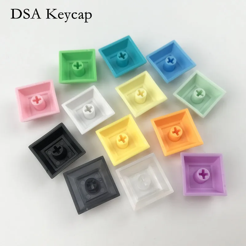 Misturada 1u do Keycap 1u do Jazz Dsa Pbt Cor Verde Amarelo Azul Branco Transparente Keycaps para o Teclado Mecânico do Jogo Cor - Imagem 4