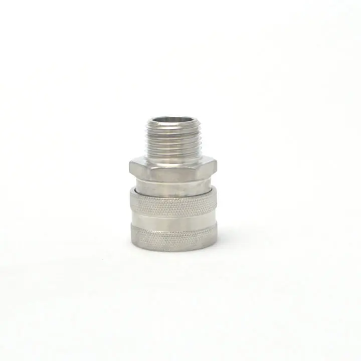 Female Quick Disconnect Set, Homebrew pipe Fitting, 1/2" Male NPT