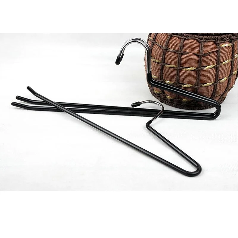 Черные Слаксы Sorplus вешалки открытые легко скользящие органайзеры (15 шт./лот)|pants