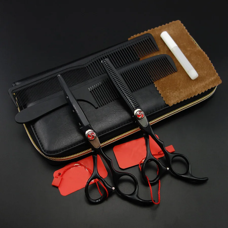 Набор Профессиональных Ножниц Для стрижки и филировки 6 0 дюйма S464|hair scissors set|shear