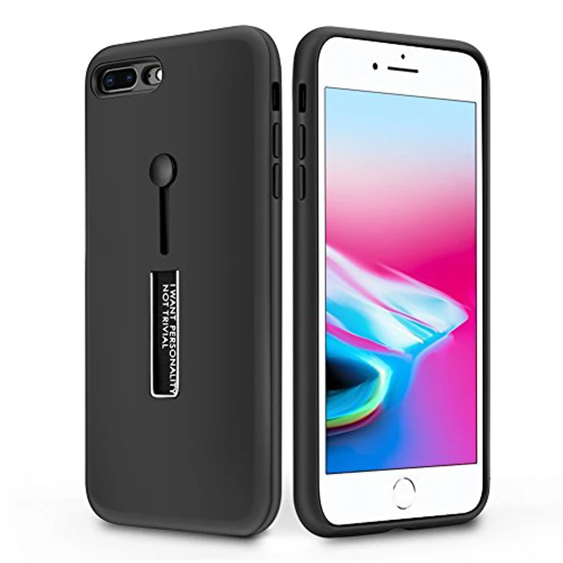 Case for i Phone X 7 8 Plus 6 s 5 5s se iPhone Silicone PC Shockproof Kickstand Cover 5se iPone |
