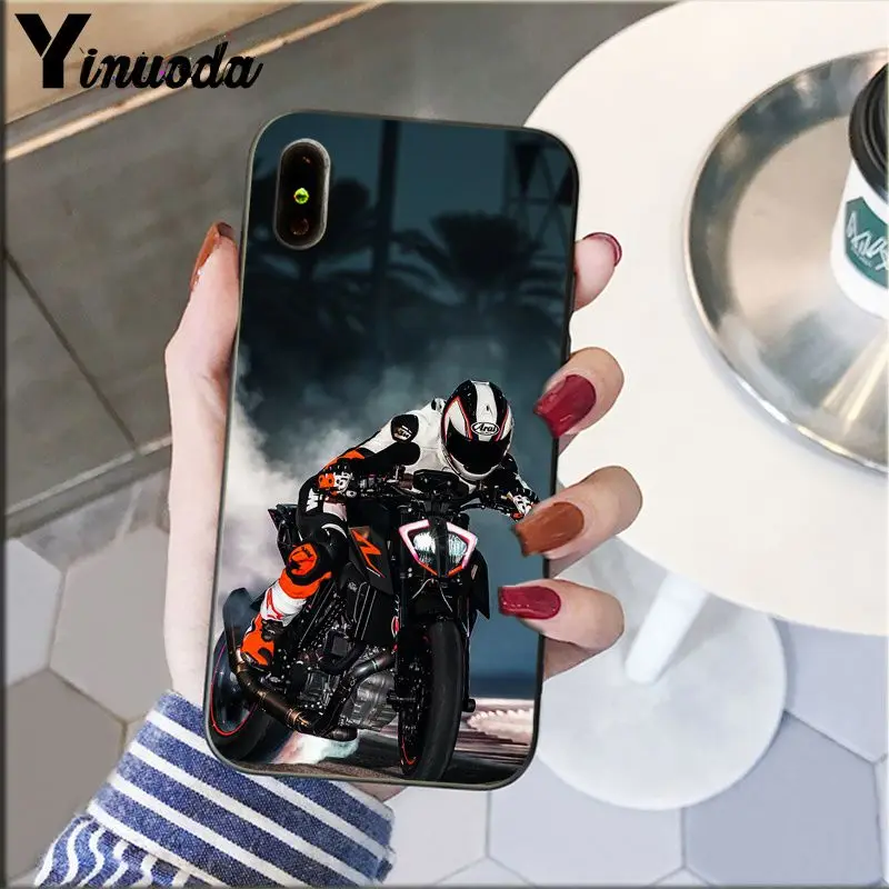 Yinuoda moto Cross moto rcycle спортивный чехол для телефона Fundas чехол для iPhone X XS MAX 6 6S 7 7plus 8 8Plus 5 5S XR - Цвет: A12