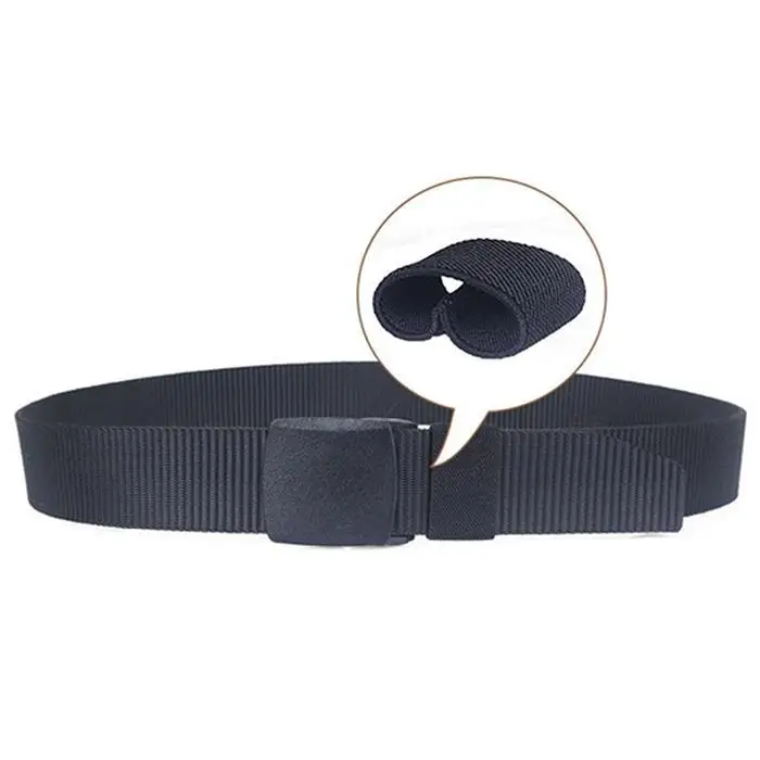 Travel Security Money Belt Zipper Pocket Cash Waist Wallet Solid Anti-Theft Bag