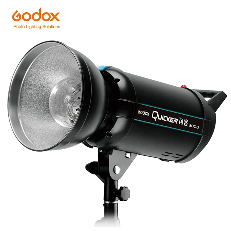 Godox quicker300d видео Аксессуары для фотостудий вспышки света фотографии вспышки света 300d Универсальный Godox фотовспышкой Studio фонарями 220 В