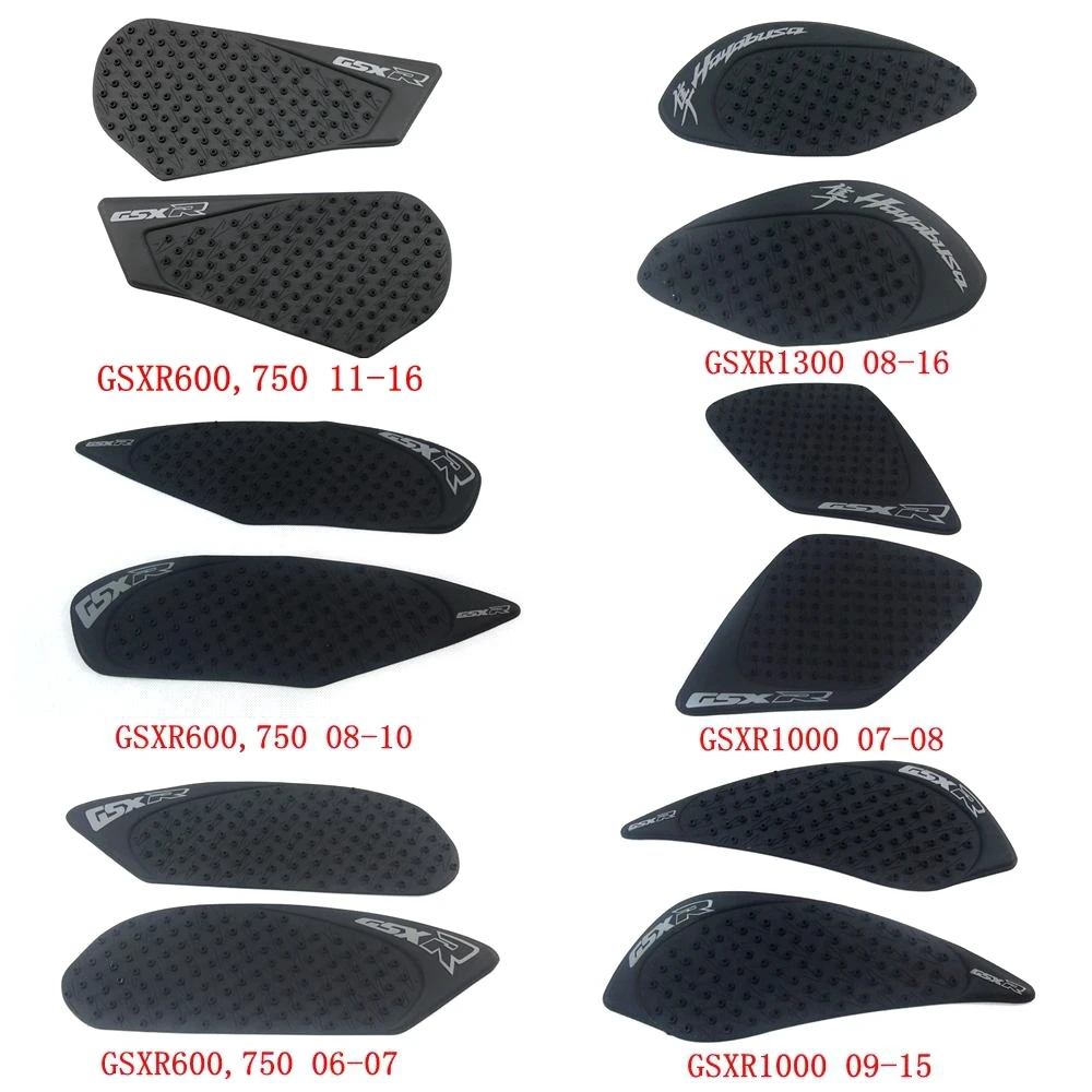 

Tank Grip Pads For SUZUKI GSXR600 GSXR750 GSXR1000 Protector Sticker Decal Gas Knee Grip Tank Traction Pad Side 3M