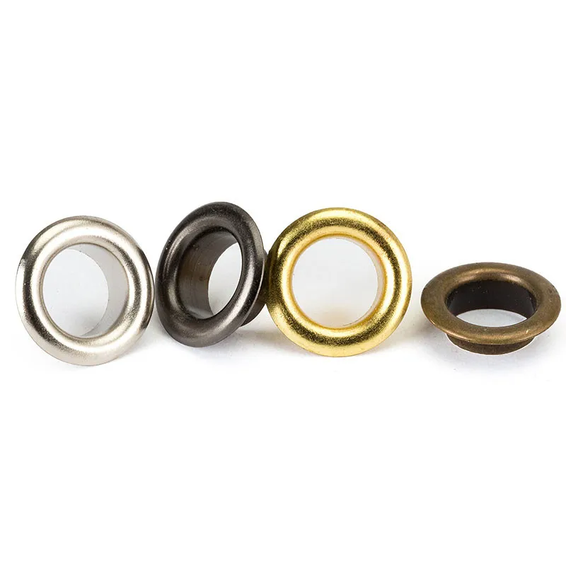 50Pcs+1set tools 3.5-10mm Metal Eyelets with Grommet for Leathercraft Shoe Belt DIY Scrapbooking Cap Bag Tag Clothes Accessories eyelet grommet ring eyelet grommet ring kit grommet eyelet kit