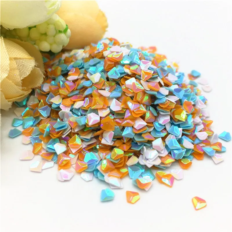 3 мм Diamond Форма пайетки 3D ПВХ неупакованные Блестки пайетками DIY для маникюра и рукоделия Свадебная вечеринка украшения Lentejuelas конфетти 10/20g