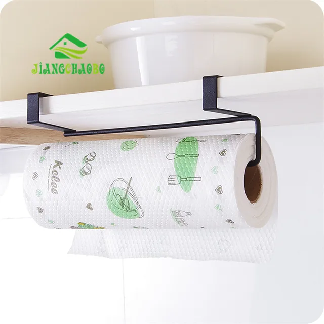 Best Offers Hook Type Kitchen Roll Paper Towel Holder Storage Rack Sundries Organizer Home Storage Tools Cabinet Cupboard Tissue Shelf