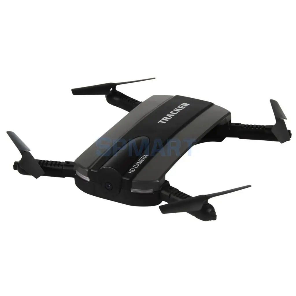 JXD 523 W селфи Дрон мини складной Квадрокоптер вертолет с Wi-Fi FPV камерой - Цвет: Black