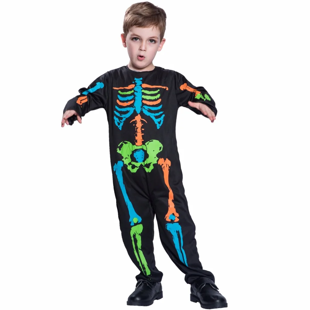 carnival anime costume halloween costume for kids scary boy skeleton costume black pyjama jumpsuit halloween boys - Cheap Creepy Halloween Costumes carnival anime costume halloween costume for kids scary boy skeleton costume black pyjama jumpsuit halloween boys - Cheap Creepy Halloween Costumes