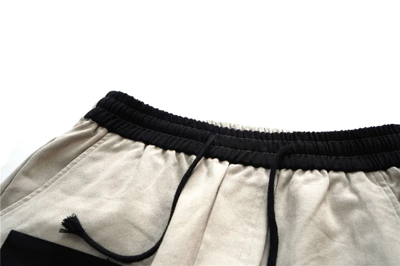 Patchwork Cargo Baggy Shorts 7