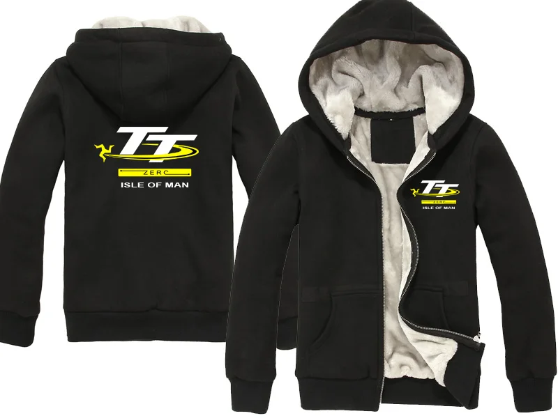 

2019 Winter jacket motorcycle For Isle of Man TT Offroad thick coat Men's casual hoodie motorcycle riding sweatshirts