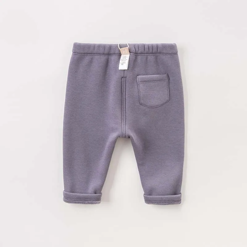 DBJ7865 dave bella/осенне-зимняя одежда для маленьких девочек детские длинные штаны для малышей