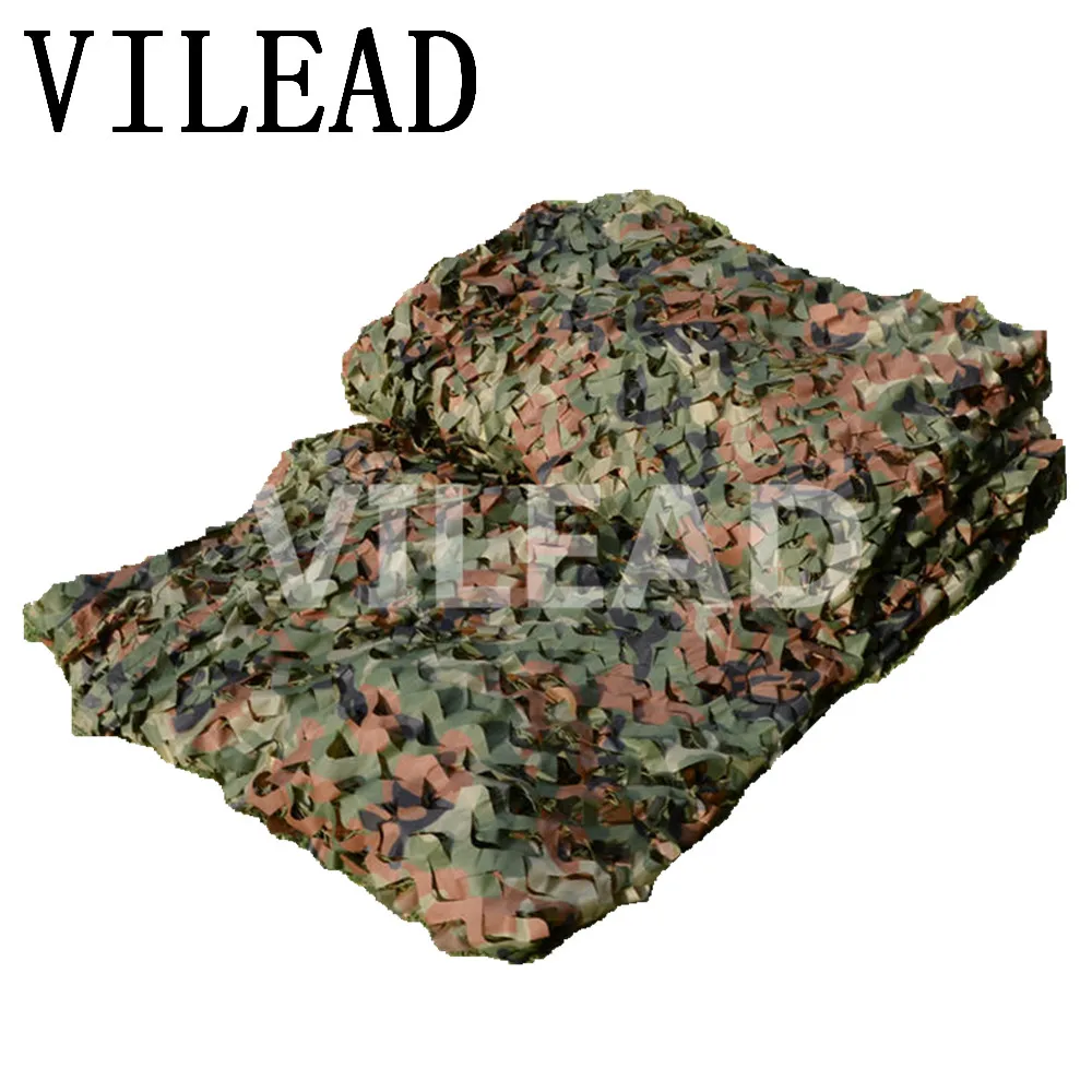 

VILEAD 1.5M x 4M (5FT x 13FT) Woodland Digital Camo Netting Military Army Camouflage Net Jungle Shelter for Hunting Camping Tent