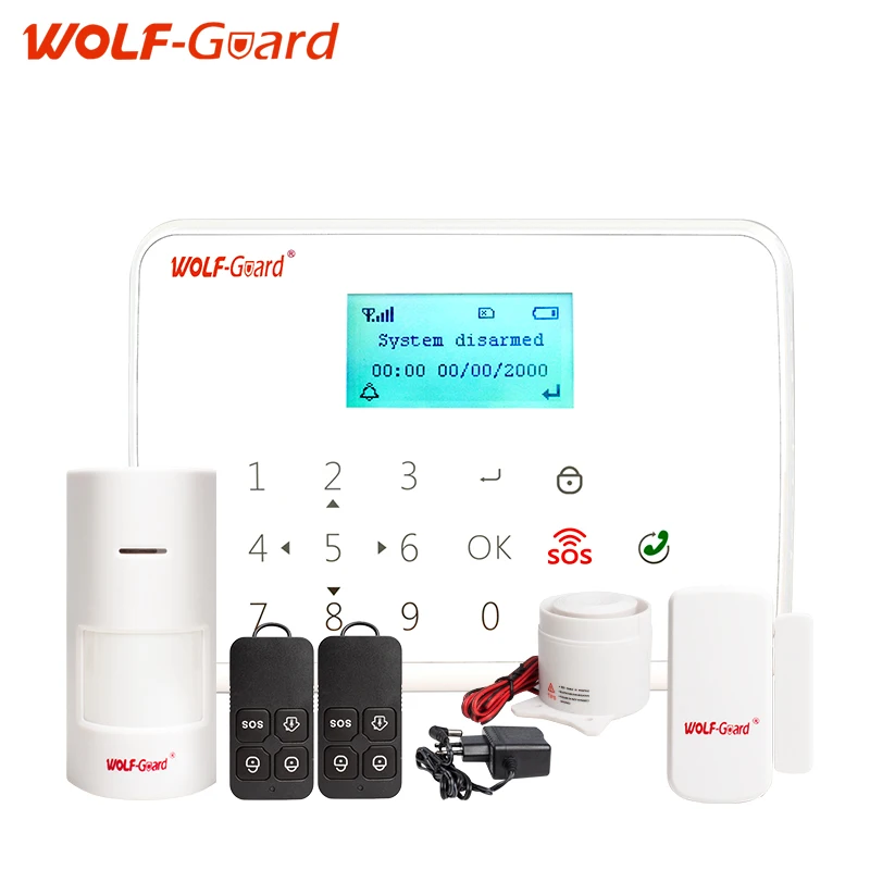 bilder für Wolf-wache 433 mhz wireless Intelligente Android IOS app fernbedienung SOS taste haushalts einbrecher GSM Alarm Sicherheitssystem bilder für Wolf-wache 433 mhz wireless Intelligente Android IOS app fernbedienung SOS taste haushalts einbrecher GSM Alarm Sicherheitssystem