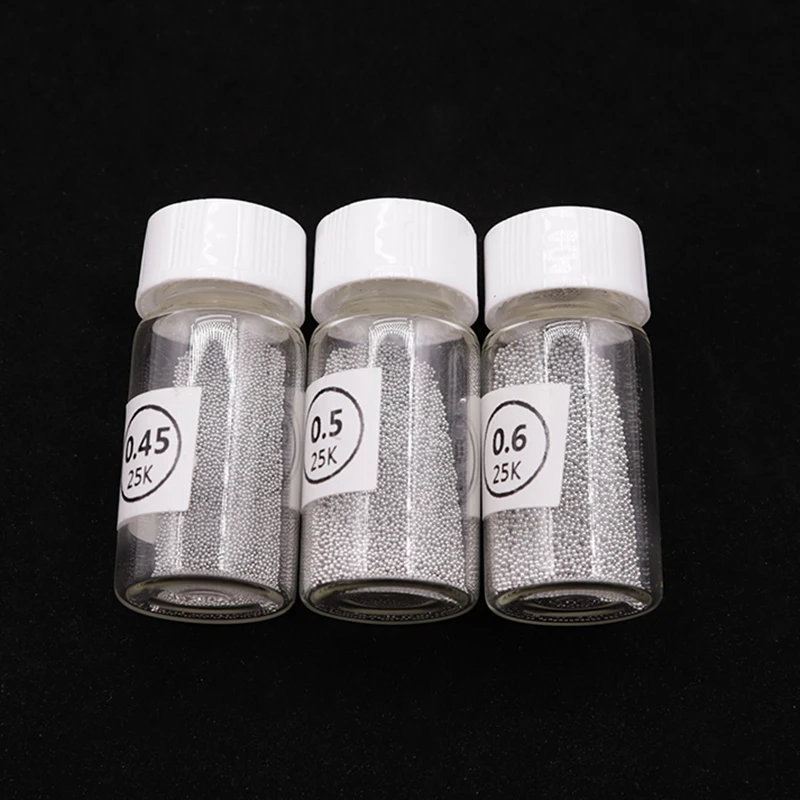 

Solder Ball for BGA jawline ball Best Selling 3 pcs / set (0.45 mm / 0.5 mm / 0.6mm) and 1pcs sold separately