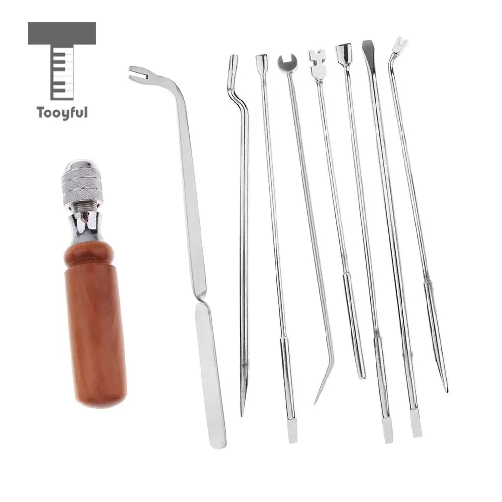Tooyful Piano Tuning Maintenance Tools Tuning Tool Jujube Wood Handle Repair Tools
