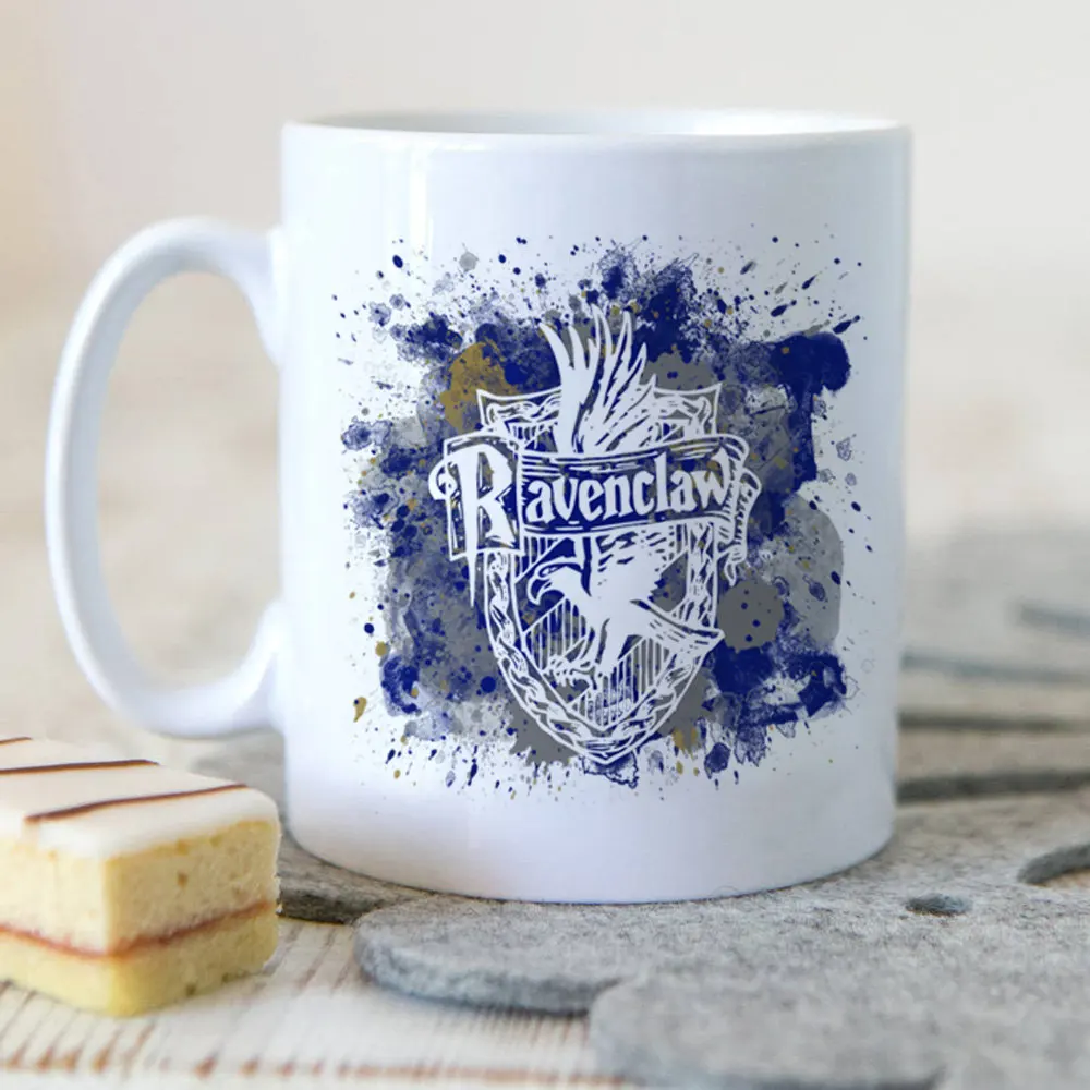 Ravenclaw mug, Ravenclaw Crest coffee mugs hogwarts home decal wine