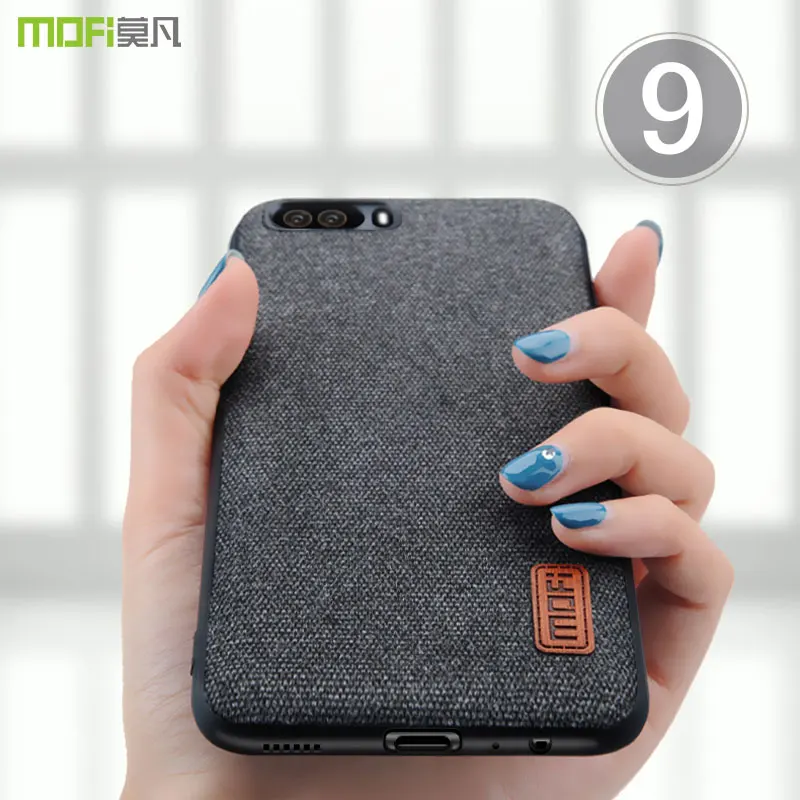 honor 9x case cover MOFI Hard PC Back Cover Case for HUAWEI Honor 9 Soft TPU edge Fabrics material Full honor9 | Мобильные телефоны