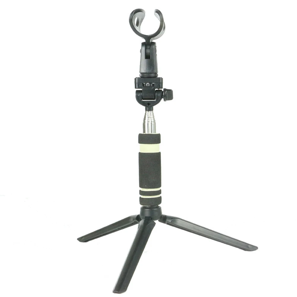 Многофункциональный практичный портативный держатель для микрофона универсальный для использования на сцене держатель для зажима Вращающийся Регулируемый растягивающийся прочный