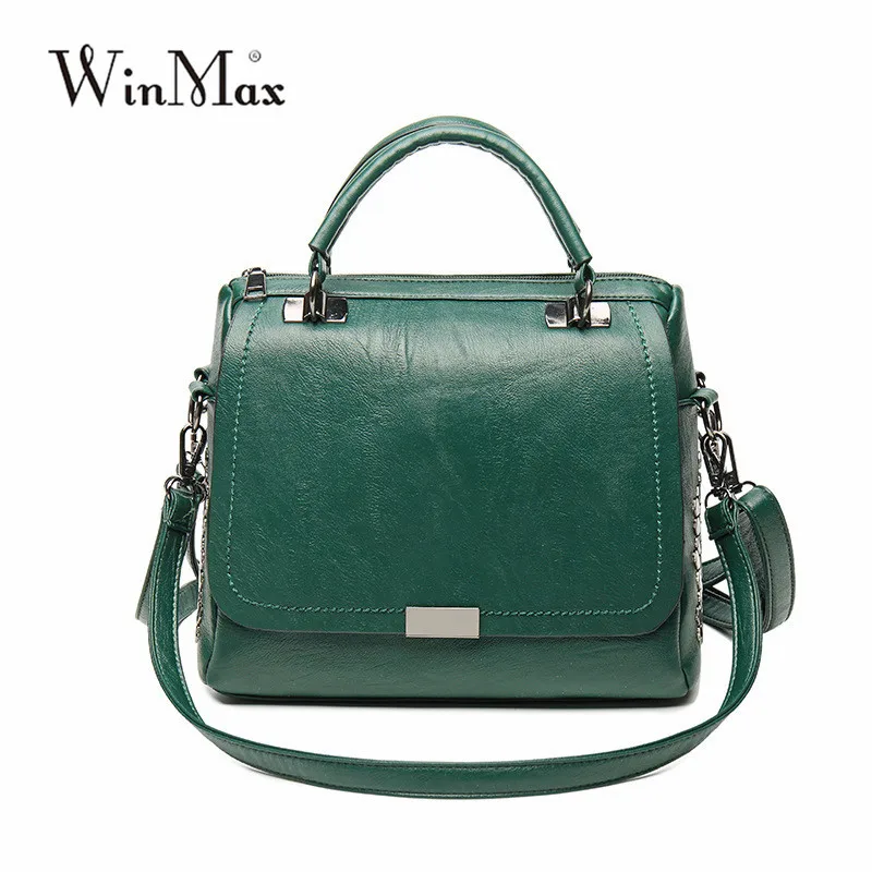 

Winmax Brand Women Casual Tote Top-handle Bag Soft Pu Leather Female Shoulder Bag Ladies Fashion Handbag for Girls Messenger Bag