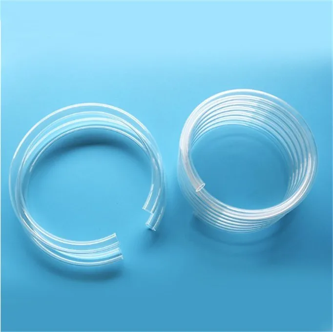 

Clear spiral quartz tube