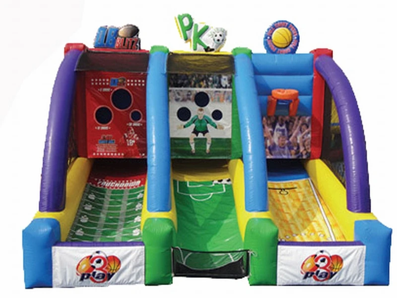 Carnival Games Inflatable Sports,basketball snowball baseball rugby 3