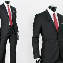 Лучшее-Новое поступление, смокинги для свадьбы, костюмы для жениха, воротник с отворотом, черный деловой костюм(пиджак+ брюки+ галстук