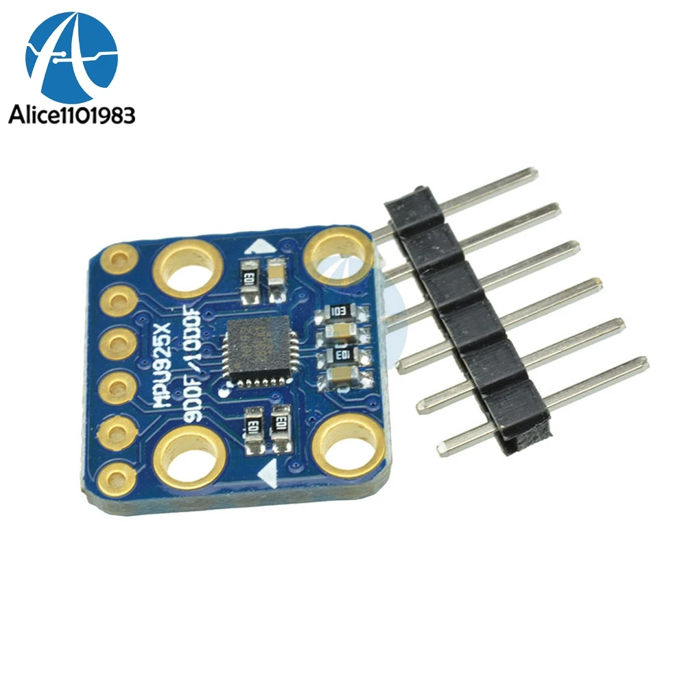 1 комплект SPI IIC I2C 10DOF 9 осевой девять валов MPU9250 BMP180 модуль датчика ускорения