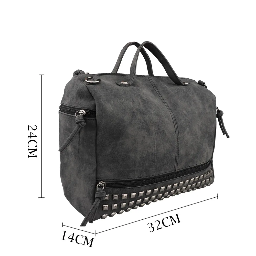 Aelicy أعلى-حقائب بيد خمر Nubuck حقائب يد جلدية برشام أكبر قدرة أكياس للنساء 2017 حقيبة كتف بولسا الأنثوية Aelicy أعلى-حقائب بيد خمر Nubuck حقائب يد جلدية برشام أكبر قدرة أكياس للنساء 2017 حقيبة كتف بولسا الأنثوية