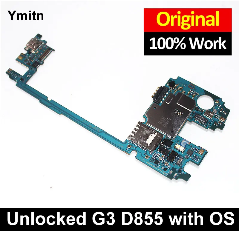 

Ymitn Unlocked Tested G3 D855 Mobile Electronic Panel Mainboard Motherboard Circuits MB For LG G3 D855 D850 F460 F400 VS985