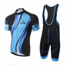 XINTOWN Велоспорт Джерси Мужская MTB Одежда для велоезды на велосипеде шорты мягкий синий