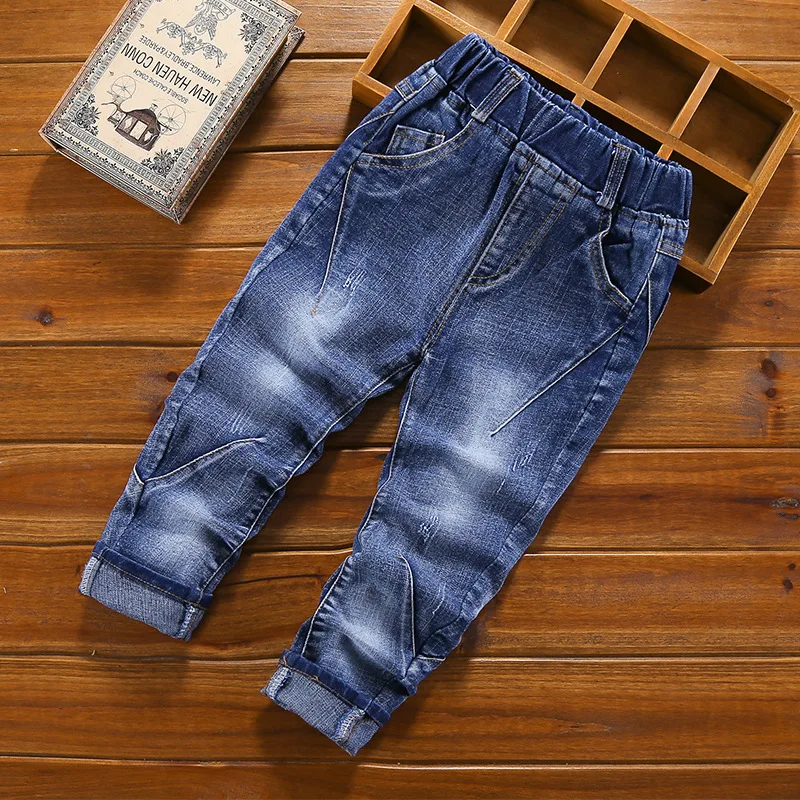 

Fashion Baby Boys Jeans 2019 Spring Autumn Long Jeans Pants Casual Children Cotton Trouser For Kids Clothes