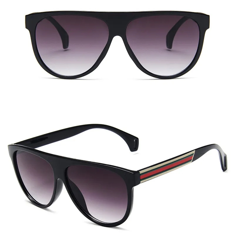 Luxury Vintage Sun Glasses Women Men Sunglasses Brand Desinger Big Full Frame Eyewear Gradient Lens Shades Gafas UV400 - Цвет линз: f