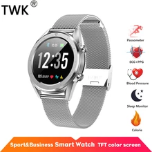 TWK Men's Watch ECG Heart Rate Smart Watch IP68 Waterproof Watches Sliver pk xiaomi mi band 3 Business Sport relogio inteligente TWK Men's Watch ECG Heart Rate Smart Watch IP68 Waterproof Watches Sliver pk xiaomi mi band 3 Business Sport relogio inteligente