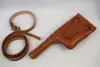 Cosplay  German  C96 Broomhandle Leather Holster W Straps 6